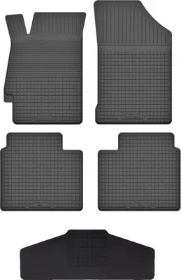 Produktbild von Gummi Fußmatten Set Für: Mazda 6 Ii Gh (2007-2012) Gummimatten Schwarz
