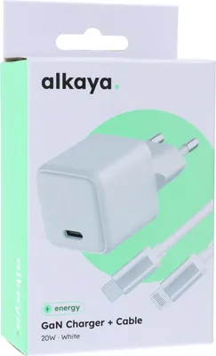 Produktbild von alkaya NEXUS Speed Flex Charger Set GaN Technologie weiss - 20.000 W