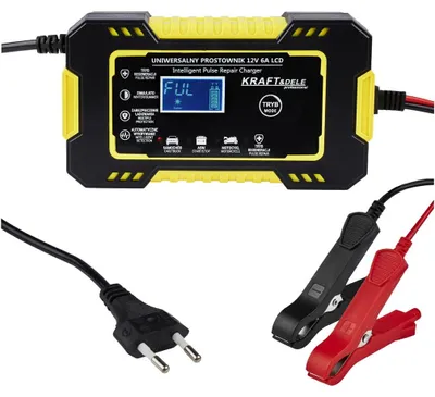 Obrázek produktu pro Kraft&Dele automatická nabíječka baterií 12V/6A KD1290 + LCD displej