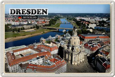 Produktbild von Blechschild Städte Dresden Deutschland Neustadt 30x20cm