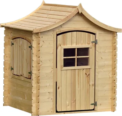 Immagine prodotto di Casetta legno per bambini CON PAVIMENTI -  L112xL146xA152cm/ 1,1m2 - Timbela M550