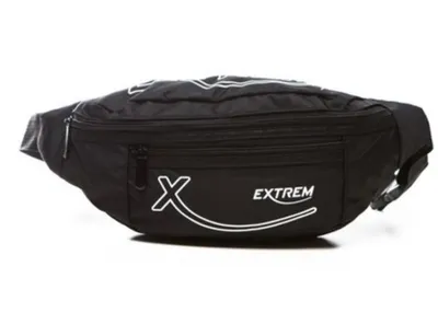 Produktbild von Bag Street Bauchtasche für Damen und Herren, schwarze Gürteltasche mit verstellbarem Gurt für Urlaub, Festival und Sport, EXTREM 65
