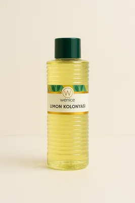Produktbild von Wenice Limon Kolonya 400 ml – Frisches Zitronen Eau de Cologne mit klassischem Duft