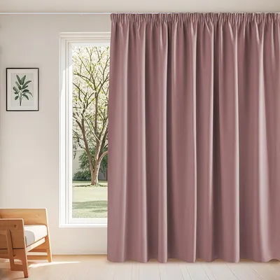 Produktbild von Verdunkelungsvorhang mit Kräuselband 245 x 300 cm in Altrosa