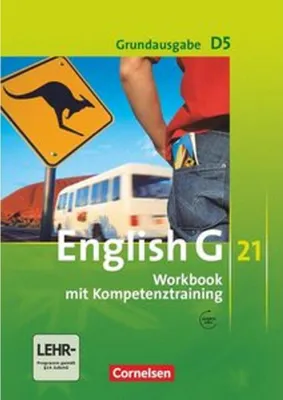 Obrázok produktu pre English G 21. D 5 Grundausgabe. 9. Schuljahr. Workbook mit CD