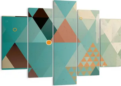 Produktbild von Bild auf Leinwand - Leinwandbild - Abstraktion modern - 150x100cm - Wand Bild - Wanddeko - Leinwanddruck - Bilder - Kunstdruck - Wanddekoration - Leinwand bilder - Wandkunst - EA150x100-3571