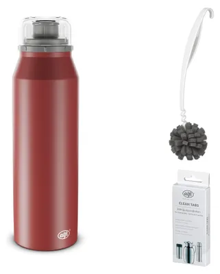Zdjęcie produktu dla alfi ENDLESS ISO BOTTLE Trinkflasche – Vorteilsset mit Reinigungsbürste CLEAN FIX 30 cm + CLEAN TABS (20 Stück)