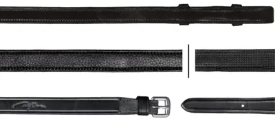 Produktbild von Dy´on Zügel 5/8 geschmeidige Jagdzügel New English Collection Lederzügel Schwarz