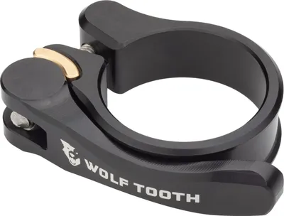 Obrázok produktu pre Rýchloupínacia sedlová objímka Wolf Tooth, 38,6 mm, čierna