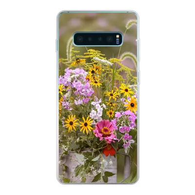 Produktbild von MuchoWow® Handyhülle Schutzhülle Hülle für Samsung Galaxy S10 Lite Blumen - Gießkanne - Farbe Silikon Softcase Handy Hülle - Schutz