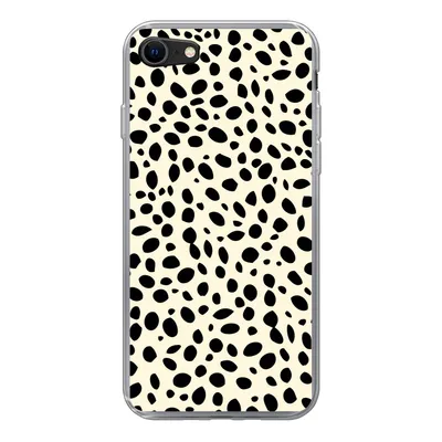 Produktbild von MuchoWow® Handyhülle Schutzhülle Hülle für iPhone 8 Tiermuster - Punkte - Panther Silikon Softcase Handy Hülle - Schutzhaube