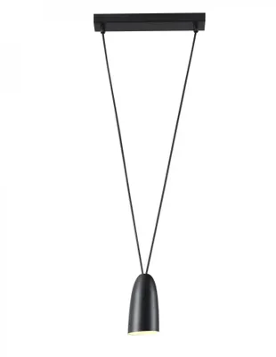 Immagine prodotto di Lampada a sospensione SISTEMA nera 1xG9x40W in metallo, dimensioni: 120x30x8 cm, IP20, Maxlight