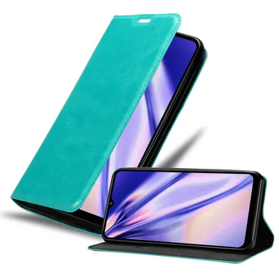 Image de Cadorabo Housse pour Samsung Galaxy A32 5G Housse turquoise Housse pour portable Etui Case Cover Fermeture magnétique