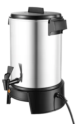 Immagine prodotto di Caffettiera professionale per uso commerciale, capacità 30 tazze, erogatore di bevande calde da 4,5 litri con rubinetto antigoccia, macchina da caffè ad erogazione rapida da 1190W, controllo automatico della temperatura, ideale per catering, feste, chiese e ristoranti