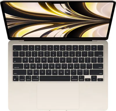 Produktbild von 2020 Apple MacBook Air mit Apple M1 Chip (13-zoll, 8GB RAM, 256GB SSD Kapazität) (UK QWERTY) (Generalüberholt) , Farbe:Polarstern