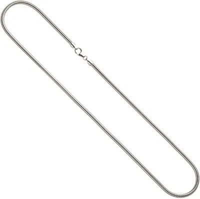 Produktbild von 3,1mm Kette Collier Schlangenkette aus 925 Silber 45cm für Damen