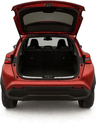 Immagine prodotto di Protezione per il bordo del bagagliaio in acciaio inossidabile con finitura cromata interna, compatibile con Nissan Juke | F16 | Anno di produzione dal 2019 in poi