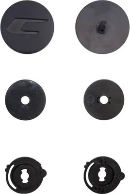 Image de Kit de fixation de visière noir pour casque jet CGM 191 PIX