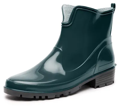 Produktbild von Ladeheid Damen Kurze Gummistiefel LA-930 (Dunkelgrün, 39)