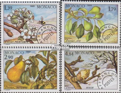 Produktbild von Briefmarken Monaco 1989 Mi 1924-1927 (kompl.Ausg.) postfrisch Die vier Jahreszeiten.