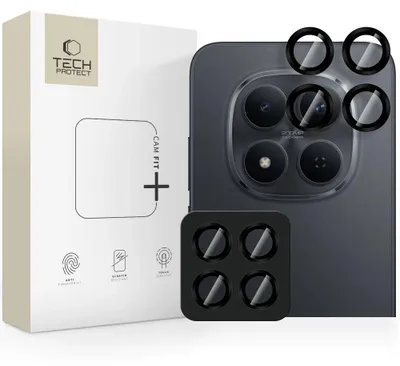 Productafbeelding van Tech Protect Camring Fit+ voor Xiaomi Redmi Note 15 Pro 5G / 15 Pro+ Plus 5G / POCO M8 Pro, zwart