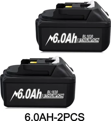Obrázek produktu pro 18V Li-Ion 18650 Ersatzakku, růžová, kompatibilní s Makita BL1830/BL1860/BL1890/LXT400