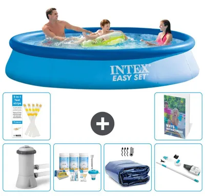 Productafbeelding van Easy Set Zwembad - Rond - 366x76 cm - 5-delig - Model S310