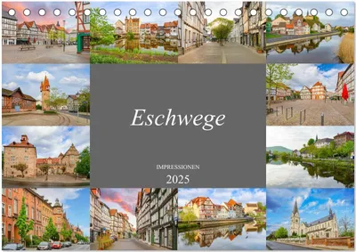 Produktbild von Eschwege Impressionen (Tischkalender 2025 DIN A5 quer), CALVENDO Monatskalender