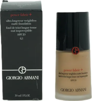 Produktbild von Giorgio Armani power fabric+ ultra longwear weightless SPF 20 matte Foundation  6,5 30ml