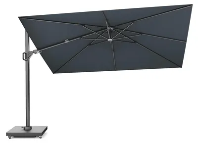 Produktbild von Sonnenschirm rechteckig Challenger T² Premium | doppelt kippbarㅤ2.6 x 3.5 Meter 4 Faded Black | Anthrazit