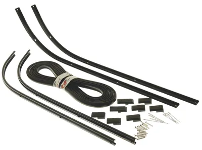 Immagine prodotto di Kit parafanghi posteriori in alluminio nero opaco, con accessori di montaggio e profilo in gomma originale, per Vespa PK 50 / 125