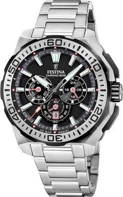 Produktbild von Festina Herrenuhr Chrono Bike Armbanduhr Edelstahl silber UF20724/7