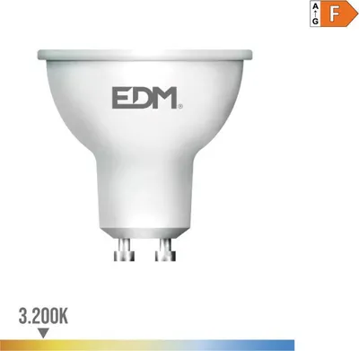 Image de Ampoule Led Gu10 8w 3200k Edm éclairage Led Chaud Et Performant - Edm
