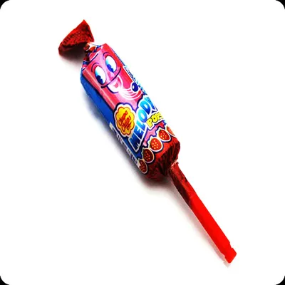 Produktbild von Chupa Chups Melody Pop Lolly mit Flöte und Erdbeergeschmack 16g