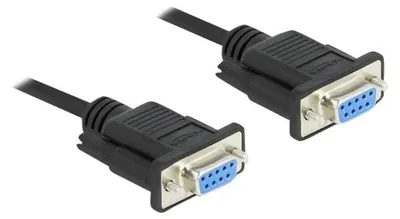 Immagine prodotto di Delock 86604 DELOCK Kabel Seriell Nullmodem D-Sub9 10 m Bu mit St-Gehäuse