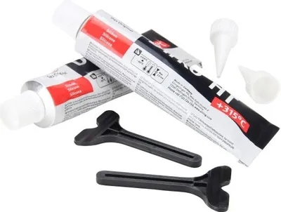 Image de 2x ELRING DIRKO HT mastic d'étanchéité 70ml noir tube moteur carter d'huile boîte de vitesse