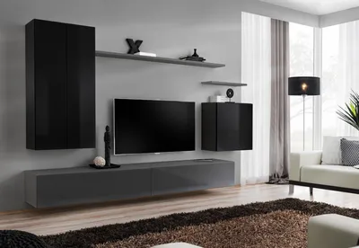 Produktbild von Wohnwand Sideboard Wandregal tv Schrank Regal Wandschrank Wohnzimmer Möbel