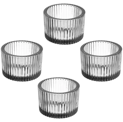 Immagine prodotto di Set di 4 portacandele per tealight, ideali per la decorazione della tavola