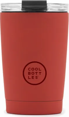 Produktbild von Cool Bottles Edelstahl Thermobecher Vivid 330 ml - rot
