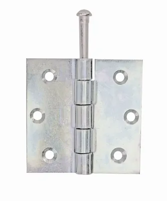Image de Alberts 851521 Charnière, carrée, électro-galvanisée jaune, 76 x 76 mm, 25 pièces