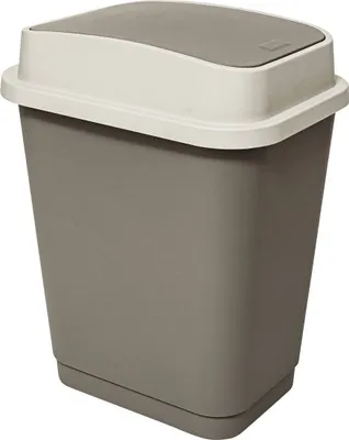 Produktbild von Abfalleimer 25l aus taupefarbenem kunststoff - 5 five simply smart