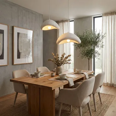 Produktbild von Opviq, Hochwertiger Kronleuchter, Metallkörper, Fiberglas-Kappe, 42x37x22 cm & 52x40x26 cm, Höhe: 60-115 cm, Ø50 cm, 2x E27, Max 40 W, IP20, Elegantes Design in Weiß.