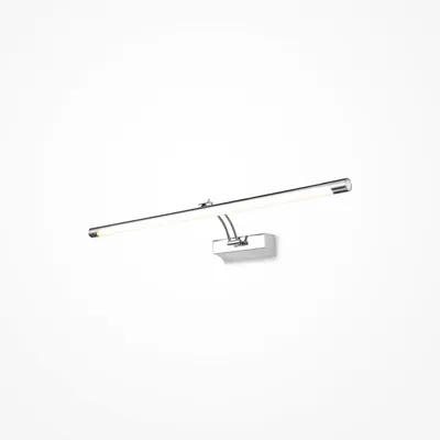 Produktbild von LED Bilderleuchte Metall warmweiß 3000 K 1200 lm B: 72 cm Chrom länglich Modern