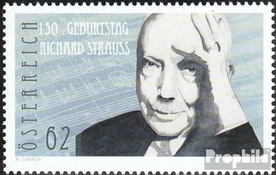 Produktbild von Briefmarken Österreich 2014 Mi 3144 (kompl.Ausg.) postfrisch Richard Strauss
