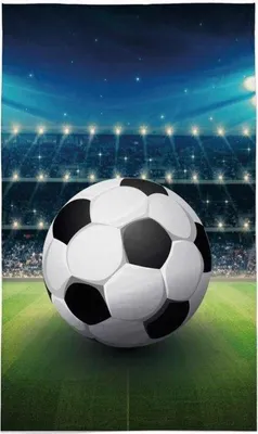 Produktbild von Ręcznik, ręcznik kąpielowy, ręcznik dziecięcy wykonany z bawełny 30x50cm football 24