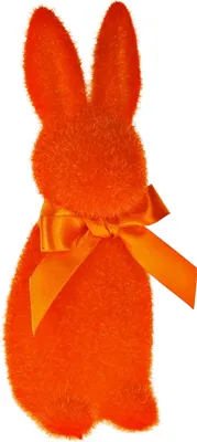 Produktbild von Werner Voß GmbH Hase mit Schleife orange 6,5x5x15 cm