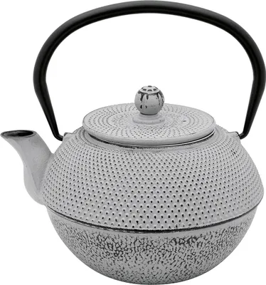 Produktbild von Bredemeijer graue gusseiserne Teekanne 1.1 Liter - Asia Gusskanne Jang mit Edelstahl-Teefilter-Sieb
