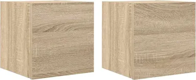 Obrázok produktu pre vidaXL TV nástenné skrinky 2 ks Dub Sonoma 30,5x30x30 cm