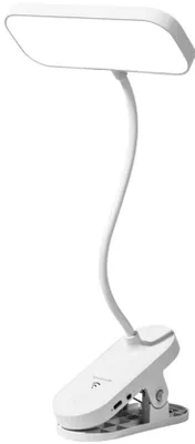 Immagine prodotto di Lampada da lettura a LED - 24 LED - 3 livelli di intensità - Dimmerabile - Bianca - Regolabile - Ricaricabile - USB Tipo-C