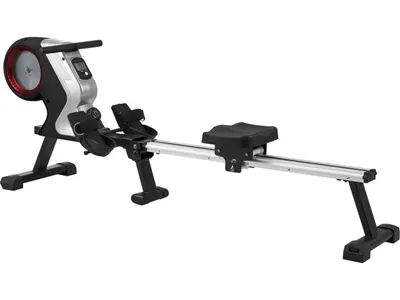 Produktbild von Veslovací trenažér SP-MR-020, čierny/strieborný, s guličkovými ložiskami, do 150 kg